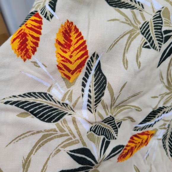 💙🩵💙Puritan mens xl button up short sleeve Hawaiian tropical top shirt - Picture 3 of 7